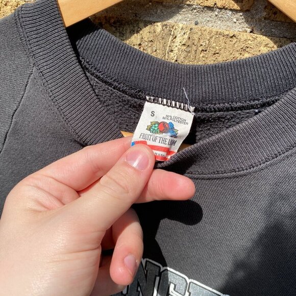 Vintage 1988 Trench Wayne Gretzky Crewneck Sweater Los Angeles Kings Small - Picture 6 of 13